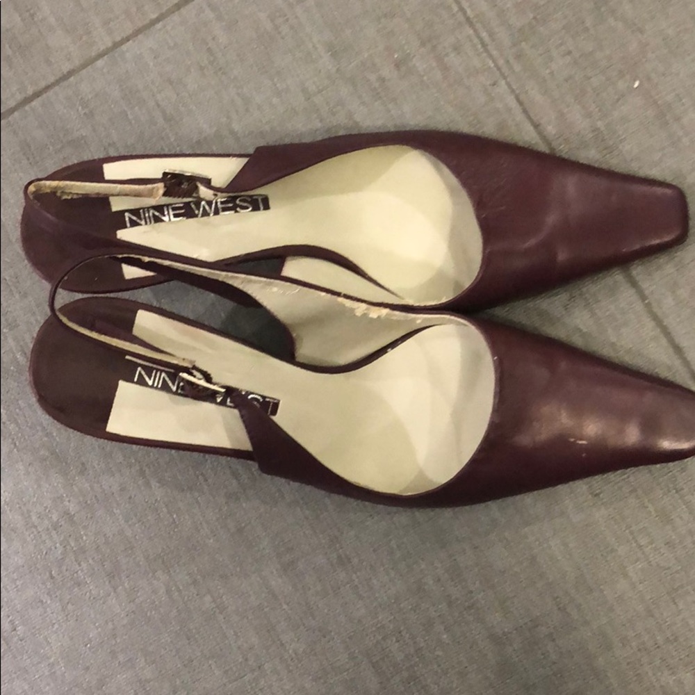 Nine West Plum Heels
